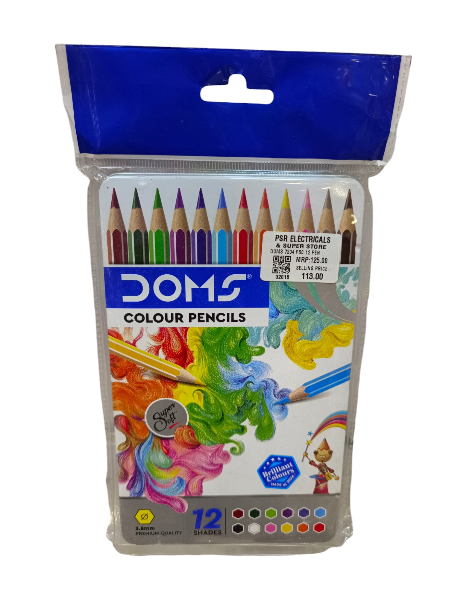DOMS 7204 FSC 12 PENCIL FLAT TIN DOMS 7204 FSC 12 PENCIL FLAT TIN